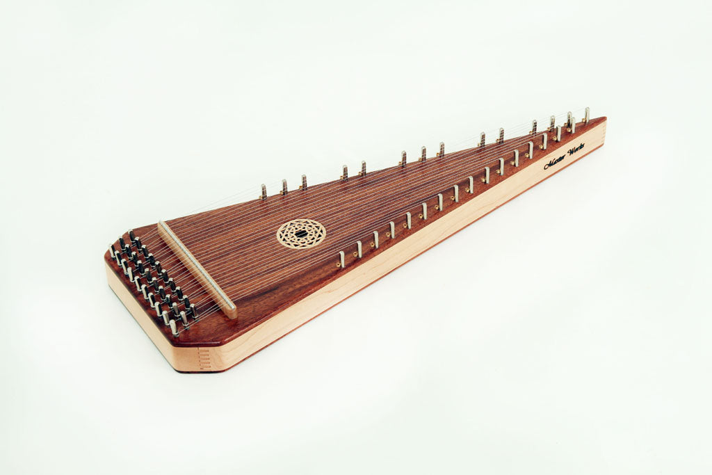 Bowed Psaltery, Custom Russell Cook Psalteries Master Works Mahogany