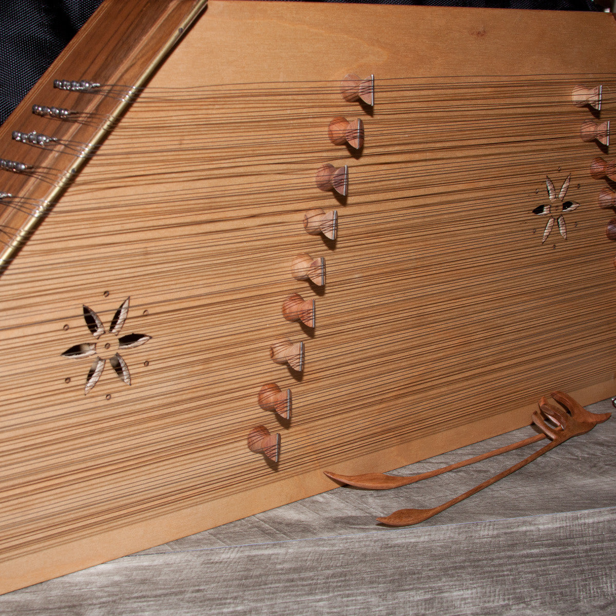 Mid-East Persian Hammered Dulcimer/Santoor - Walnut Plucked Strings - Others Mid-East