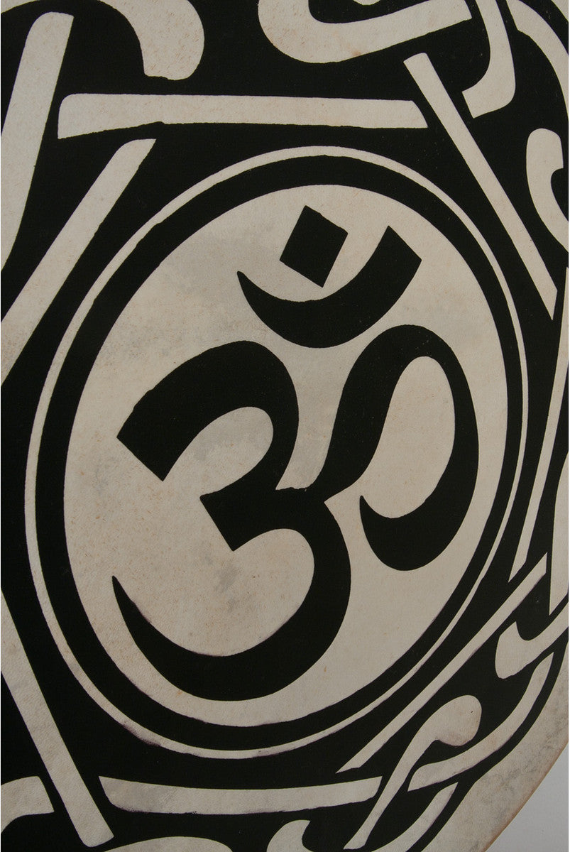 DOBANI Pretuned Goatskin Head Wood Frame Drum With Beater 22-BY-2-inch OM Frame Drums DOBANI