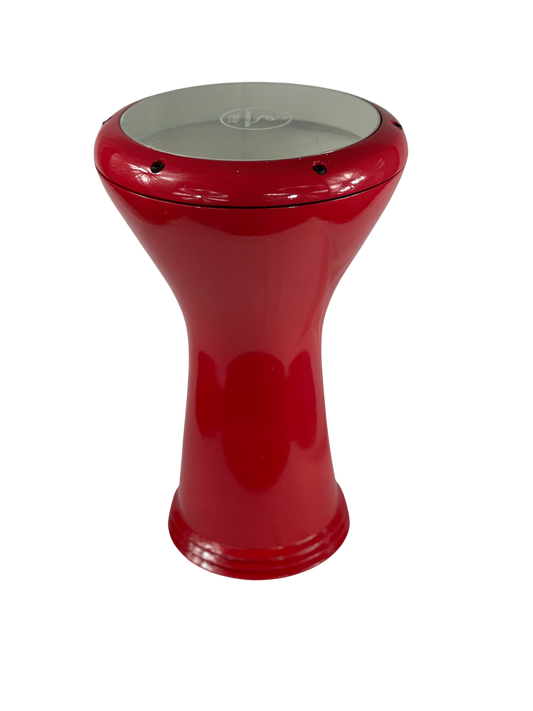 Gawharet El Fan Aluminum Doumbek, Candy Red Dumbeks Gawharet El Fan