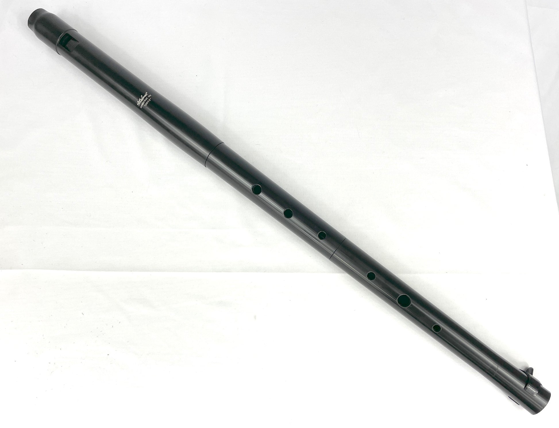 Onyx Low D Pennywhistle in Black Polymer, W D Sweet Pennywhistles W D Sweet