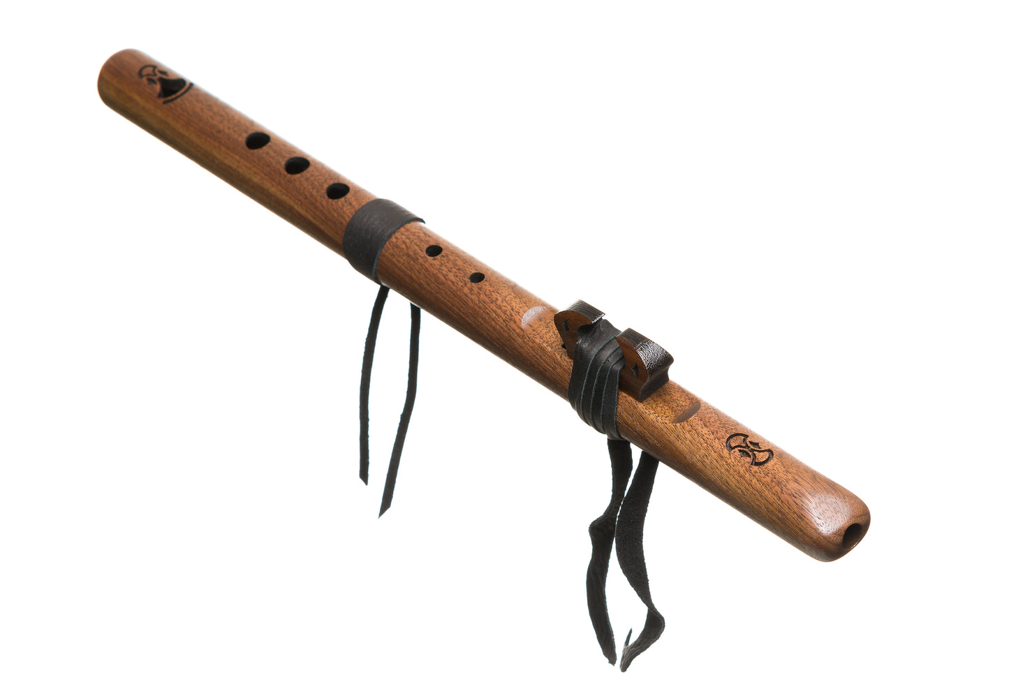 High Spirits Native American Style Flute, Kestrel "E" Walnut Native American Flutes High Spirits Flutes