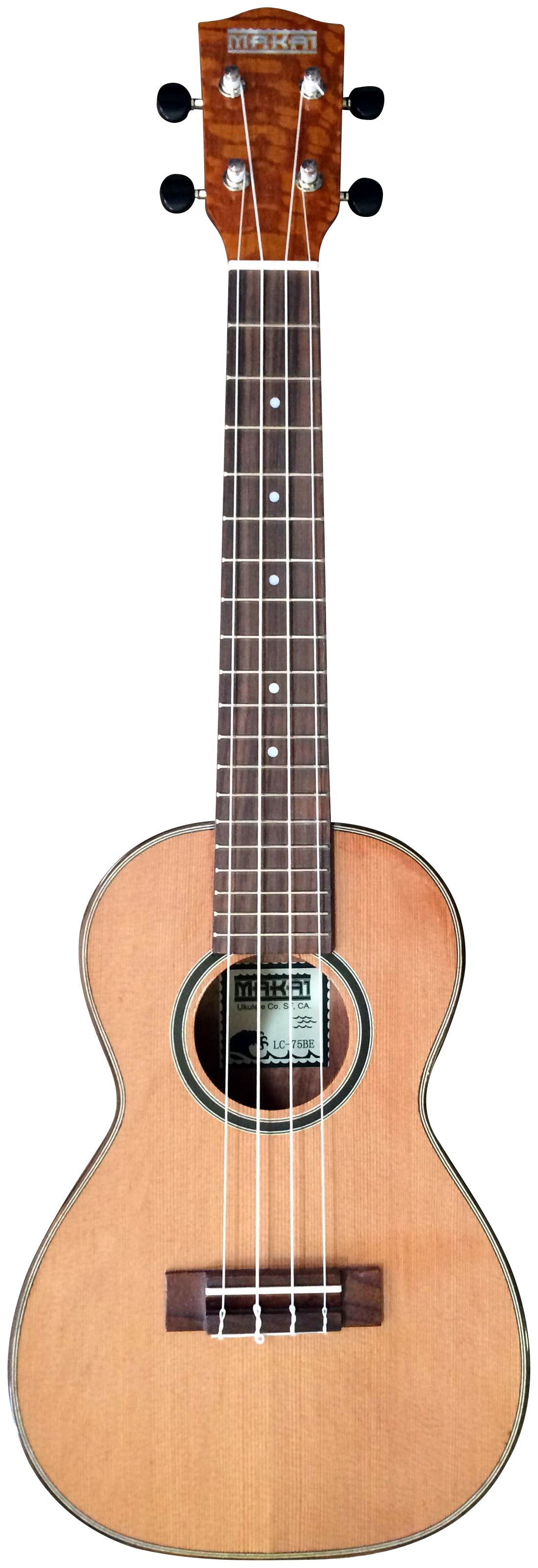 Makai LC-75BE Cedar Big Eye Concert Ukulele Ukuleles Makai
