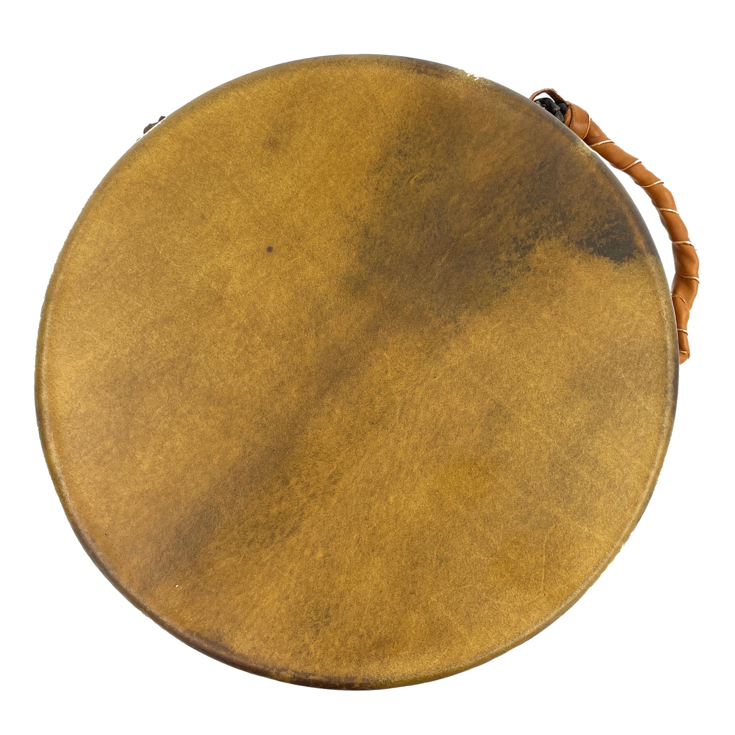 Elk Rawhide Hand Drum, Double-Sided, 13-inch, with Beater, by Nash Tavewa Native American Drums Nash Tavewa