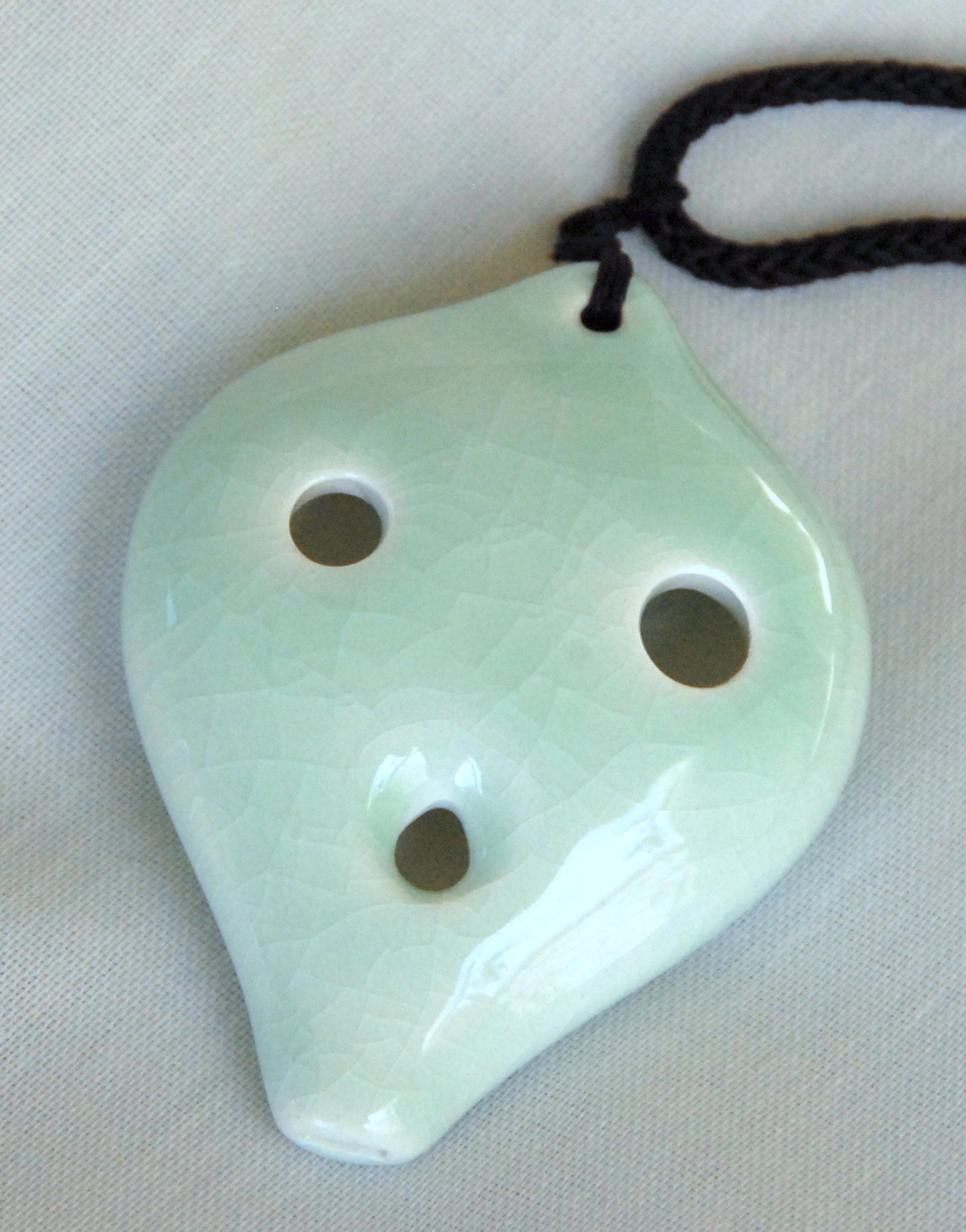 6-hole Ceramic Soprano Seedpod Ocarina in C Ocarinas Lark in the Morning
