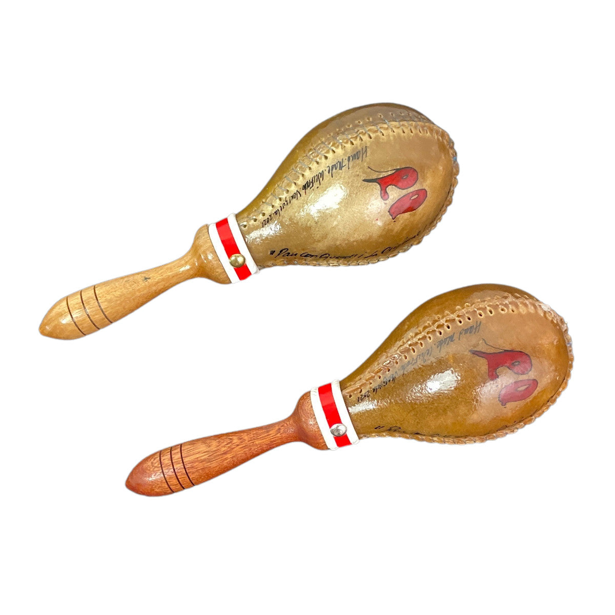 Maracas, made with Venezuelan Calfskin