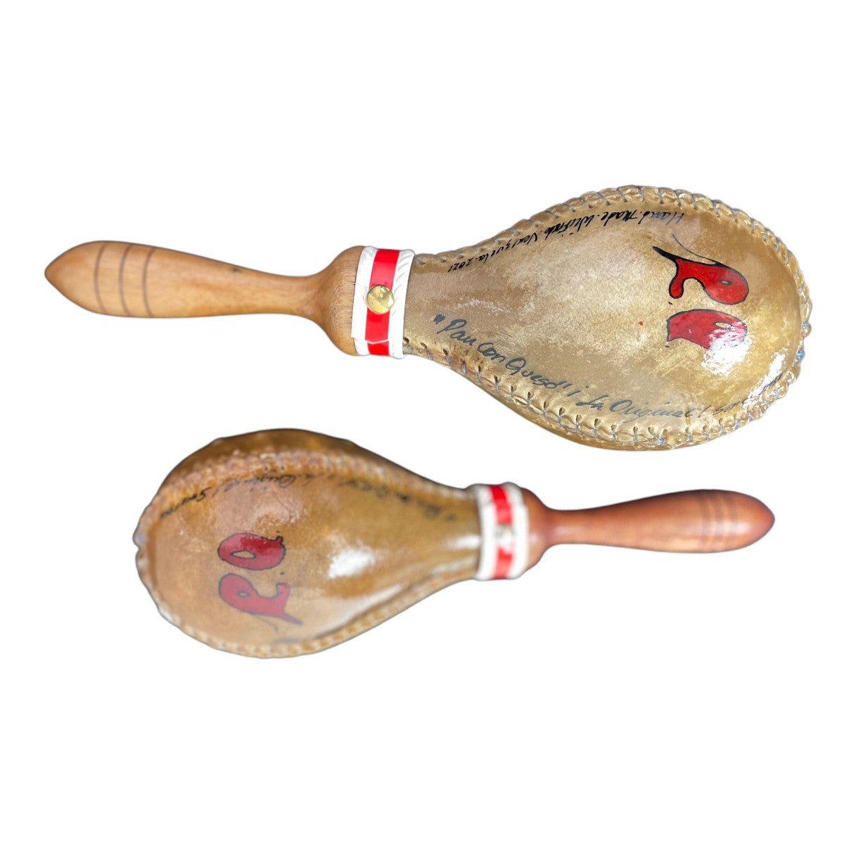 Maracas, made with Venezuelan Calfskin Shakers, Maracas & Rattles Lark in the Morning