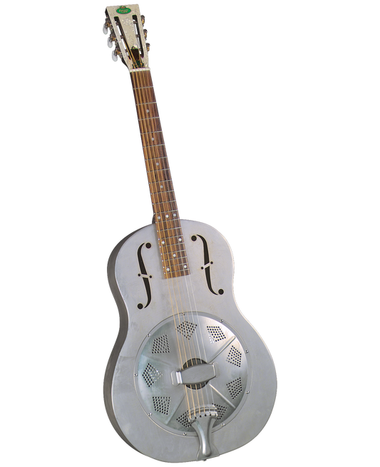 Regal RC-43 Antiqued Nickel Plated Steel Triolian Resonator Guitar Guitars Regal