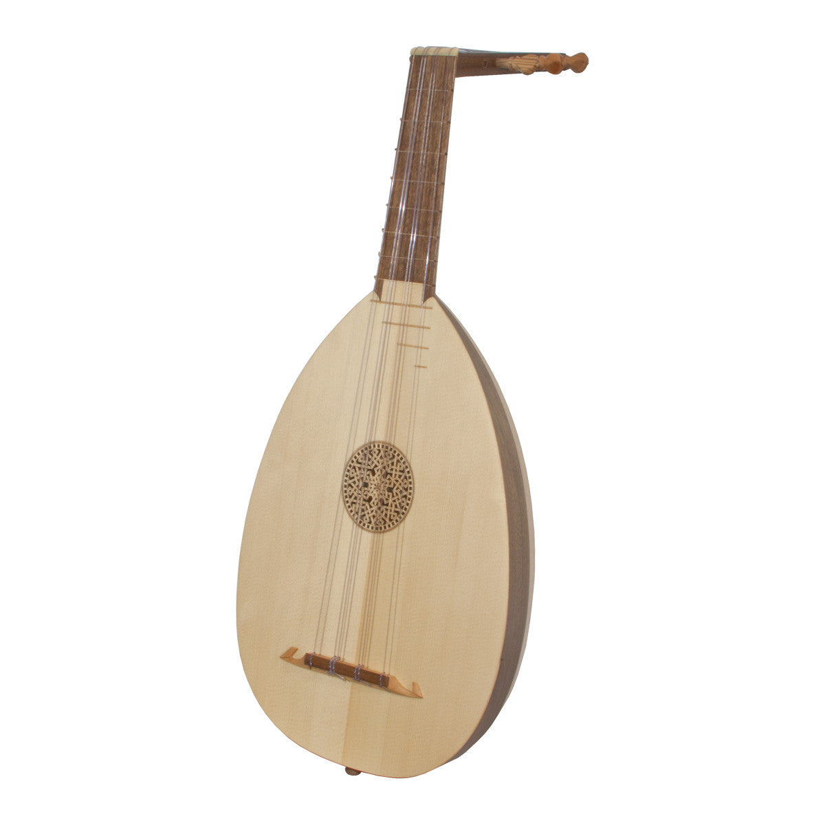 Roosebeck Lute-kulele Tenor, Variegated, Pegs - Walnut Ukuleles Roosebeck