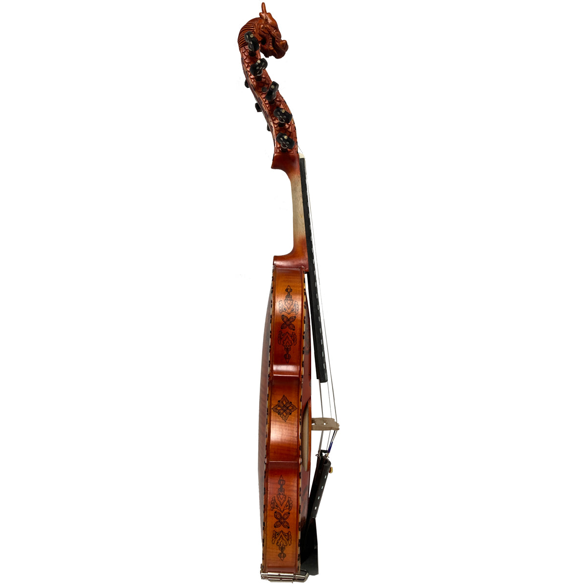 Deluxe Fancy Norwegian Hardanger Fiddle Fiddles Lark in the Morning