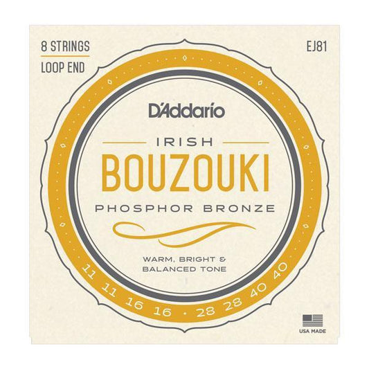 D'Addario Irish Bouzouki Strings EJ81 Accessories_Strings D'Addario