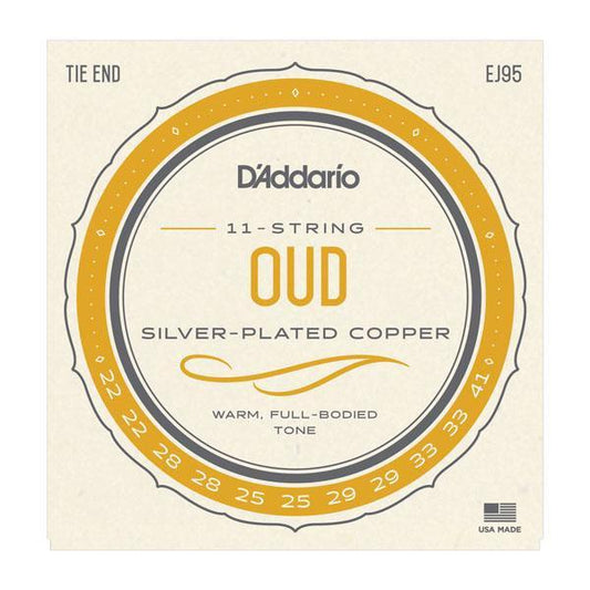 D'Addario Oud Set, Silver on Nylon EJ95 Accessories_Strings D'Addario