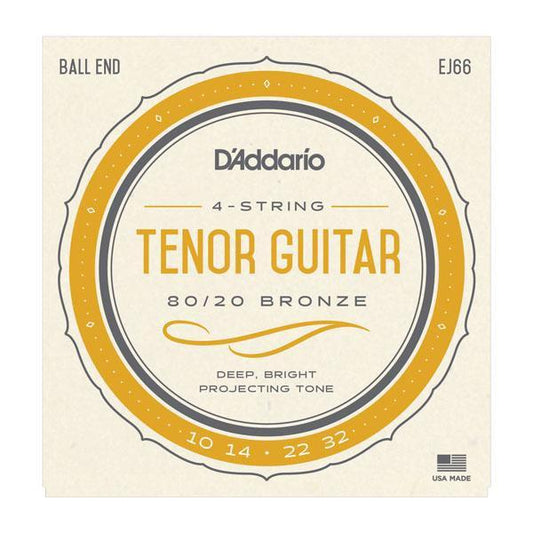 D'Addario Tenor Guitar Bronze 80/20 Strings D'Addario EJ66 Accessories_Strings D'Addario