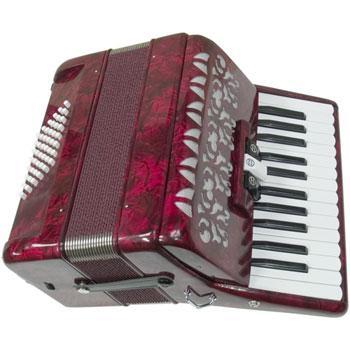 Accordion with deals piano keys