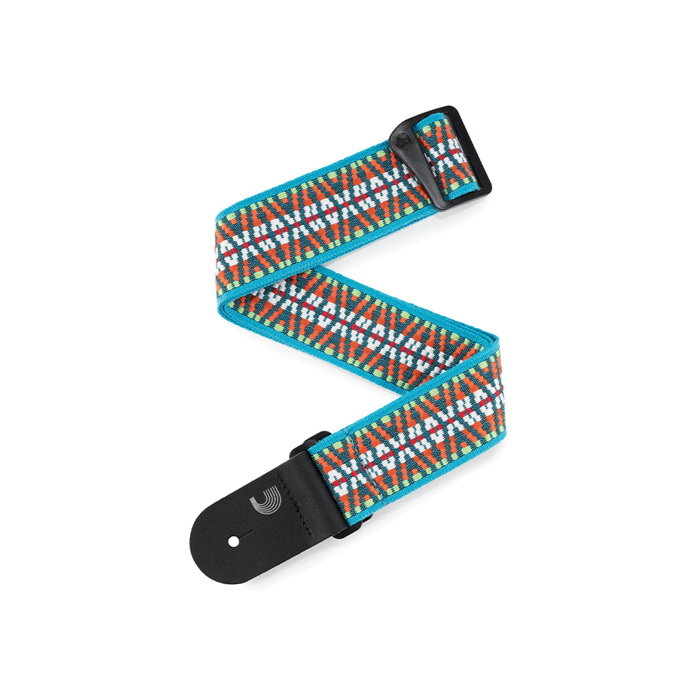 D'Addario NYLON WOVEN GUITAR STRAP Sunset Hootenanny Guitar Straps D'Addario