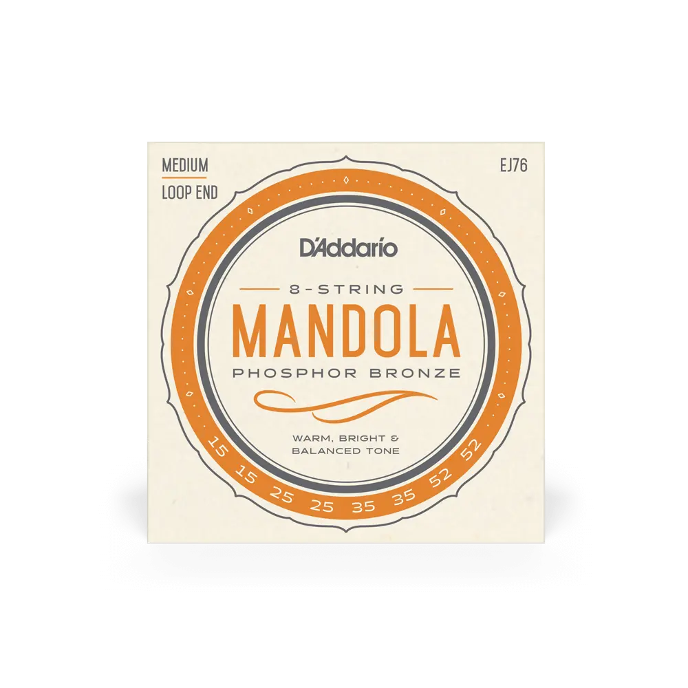 D'Addario Mandola Phosphor Bronze Strings Accessories_Strings D'Addario