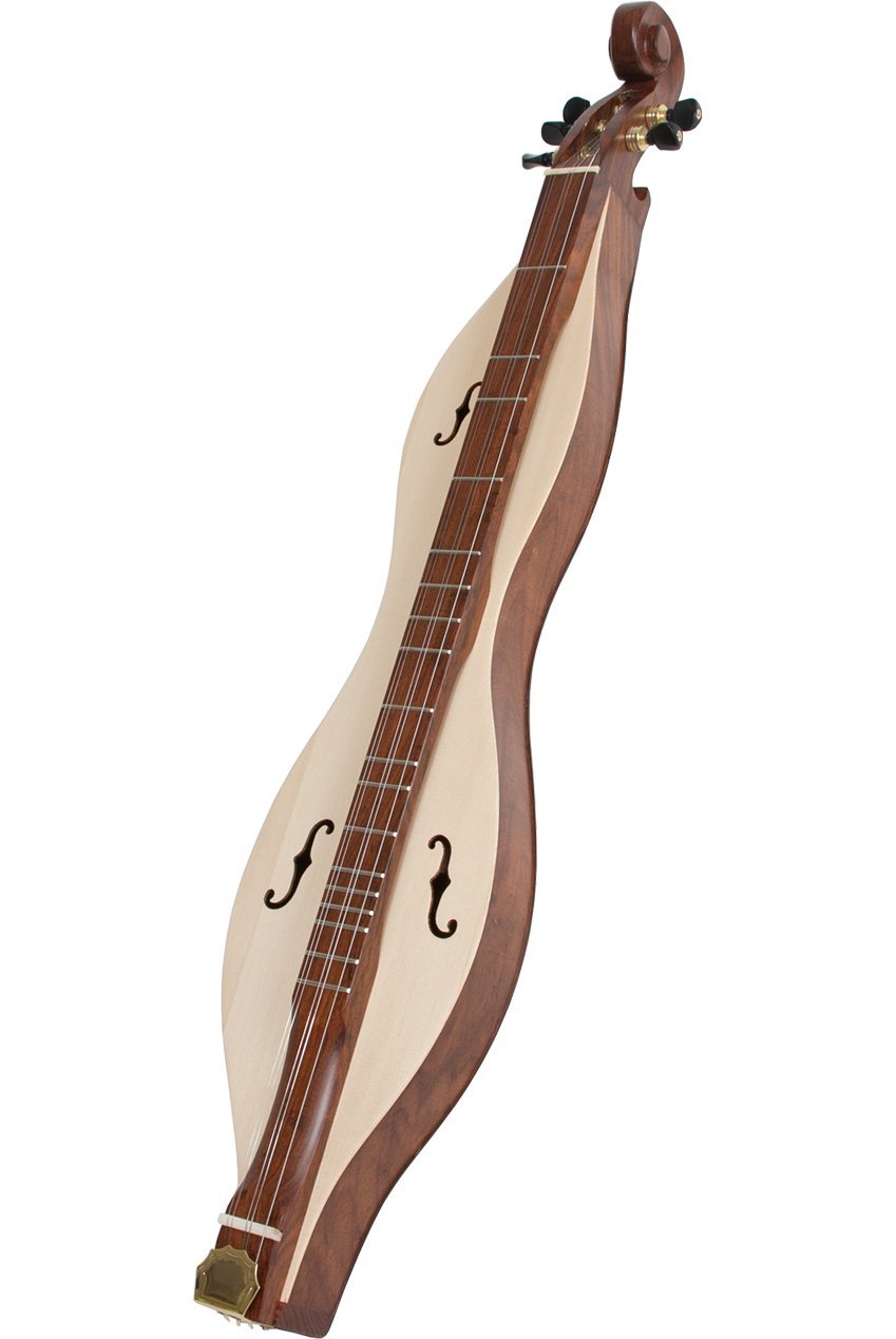 Roosebeck Cutaway Mountain Dulcimer, 5-String, F-holes, Scrolled Pegbox Dulcimers Roosebeck