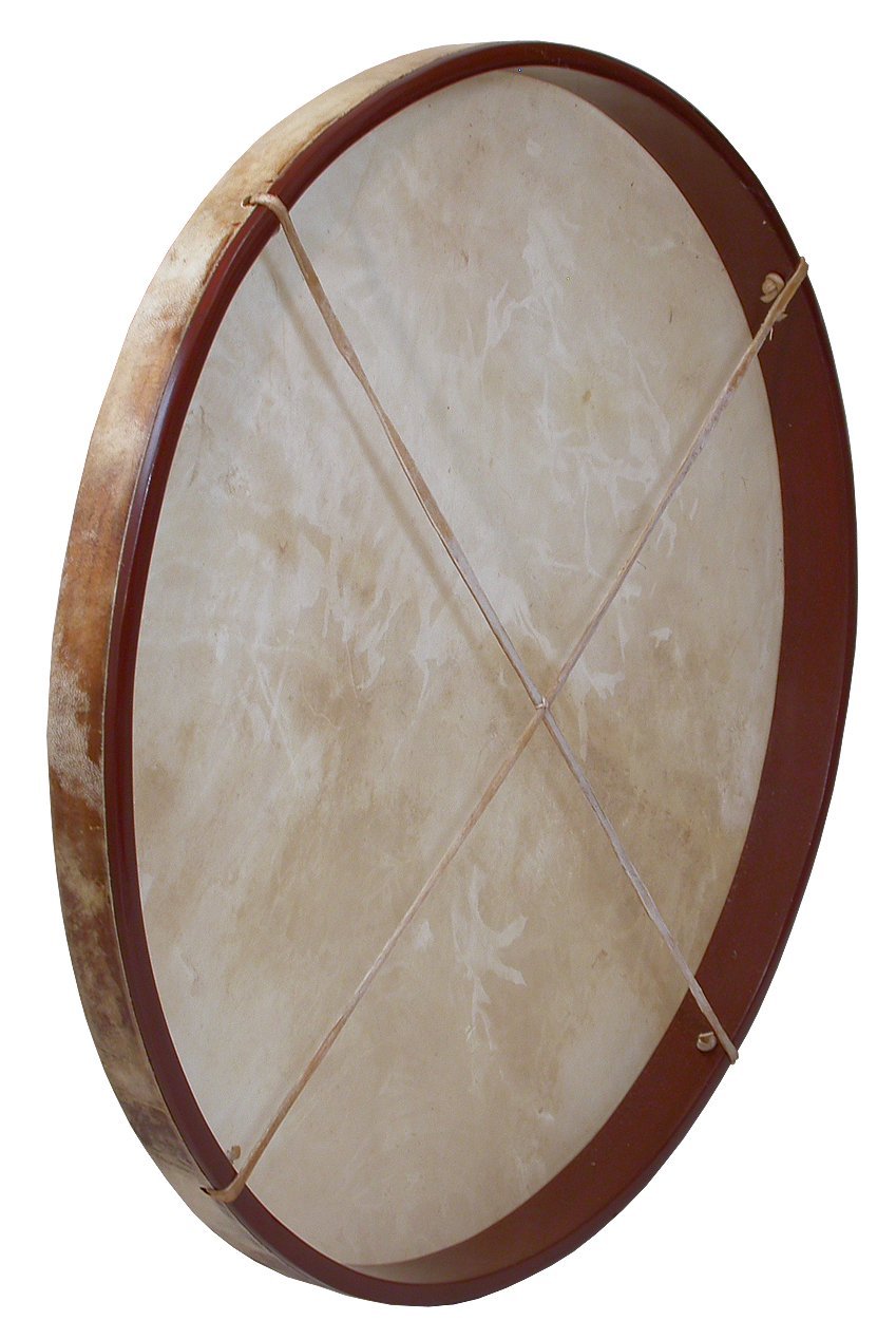 Dobani Pretuned Goatskin Head Wood Frame Drum w/ Beater 30" x 2" Frame Drums Mid-East