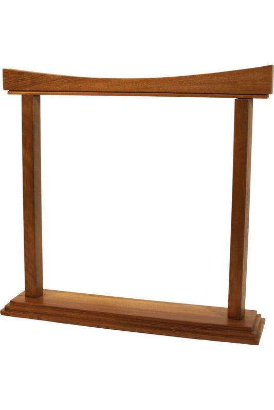 DOBANI Curved Walnut Gong Stand 14-Inch Gongs DOBANI