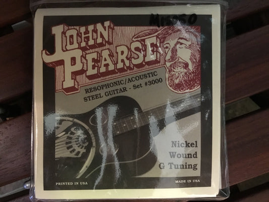 John Pearse Guitar Strings: Resophonic Nickel Wound Accessories_Strings John Pearse
