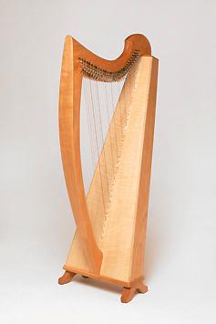 Triplett Axline Harp w/ levers and case 30 strings Harps Triplett