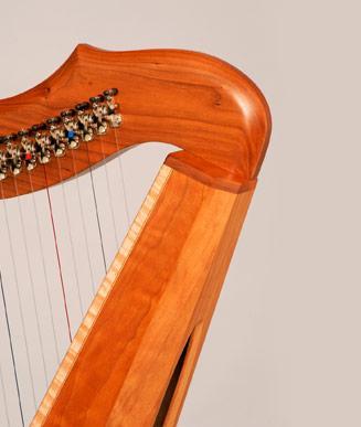 Triplett Celtic Harp w/ levers and case, 34 strings Harps Triplett