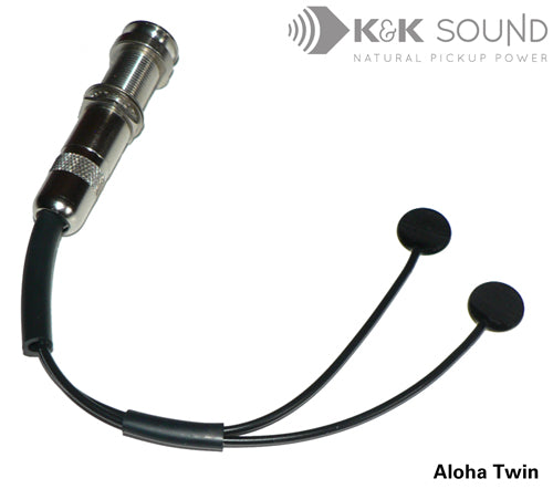 K&K Aloha Twin Double-Sensor Pickup for Ukulele Pickups & Transducers K&K Sound