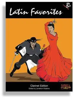 Latin Favorites for Clarinet with CD Media Santorella