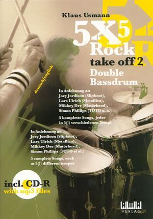 5X5 Rock: Take Off 2   Book/CD Set Media Mel Bay