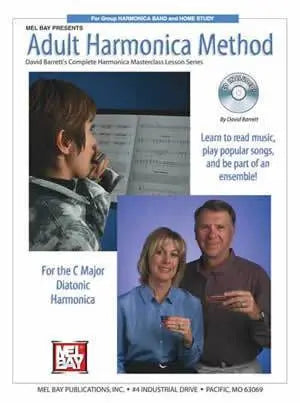 Adult Harmonica Method Book/CD Set Media Mel Bay