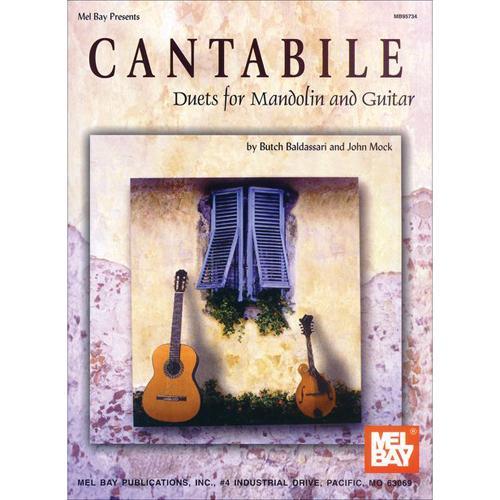 Cantabile, Duets for Mandolin & Guitar (book + online pdf) Media Mel Bay   