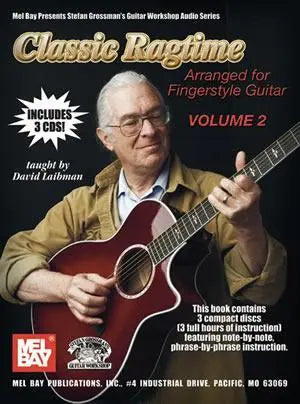 Classic Ragtime, Volume 2 Book/3-cd Set Media Mel Bay