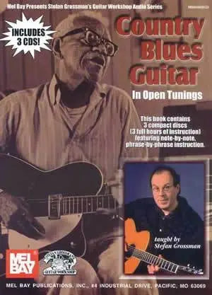 Country Blues Guitar in Open Tunings Book/3-CD Set Media Mel Bay