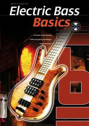 Electric Bass Basics, English Edition Book/CD Set Media Mel Bay