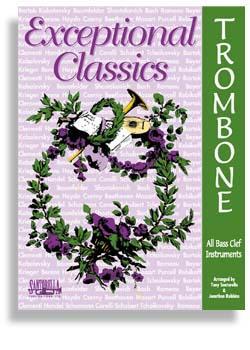 Exceptional Classics for Trombone with CD Media Santorella