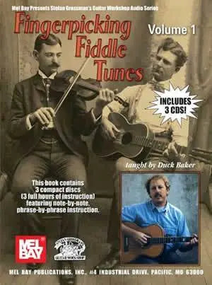 Fingerpicking Fiddle Tunes Volume 1 Book/3-CD Set Media Mel Bay