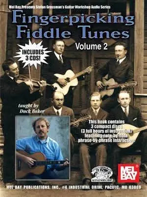 Fingerpicking Fiddle Tunes Volume 2 Book/3-CD Set Media Mel Bay