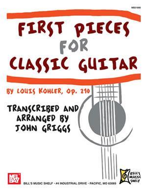 First Pieces for Classical Guitar by Louis Kohler, OP.210 Media Mel Bay