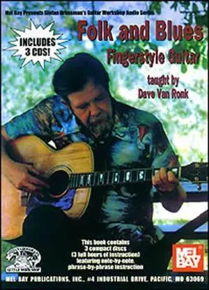 Folk & Blues Fingerstyle Guitar Book/3-CD Set Media Mel Bay