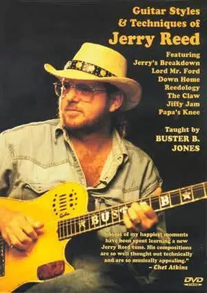 Guitar Styles & Techniques of Jerry Reed DVD Media Mel Bay