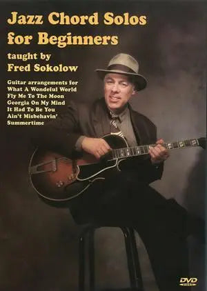 Jazz Chord Solos for Beginners DVD Media Mel Bay