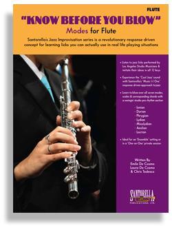 Know Before You Blow - Jazz Modes for Flute with CD Media Santorella