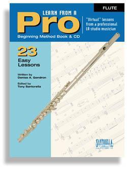 Learn From A Pro for Flute with CD Media Santorella