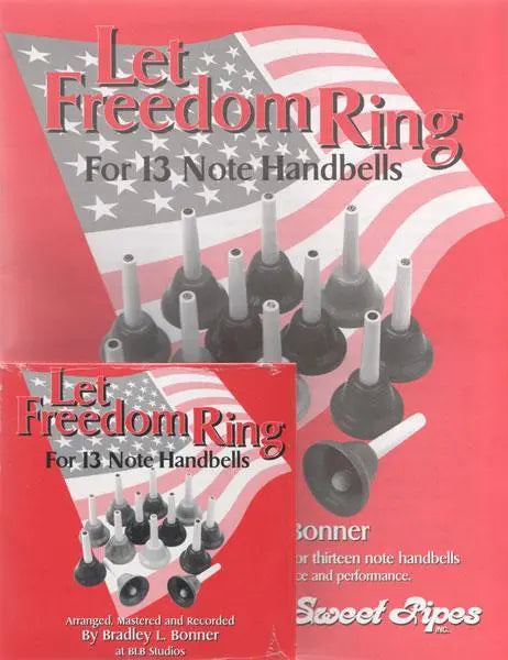 Let Freedom Ring Book & CD for 13 note Handbells Media Lark in the Morning