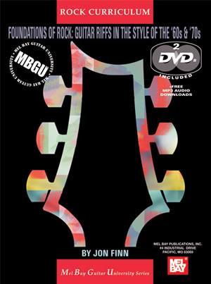 MBGU Rock Curriculum: Foundations of Rock - Guitar Riffs in the Style of the '60s & '70s Media Mel Bay