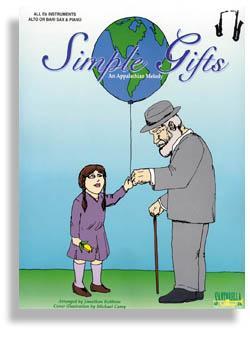 Simple Gifts for Alto or Baritone Sax & Piano Media Santorella