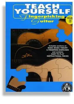Teach Yourself Fingerpicking Guitar with CD Media Santorella