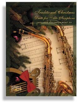 Traditional Christmas Duets for Alto Sax  with CD Media Santorella   