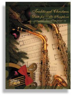Traditional Christmas Duets for Alto Sax  with CD Media Santorella
