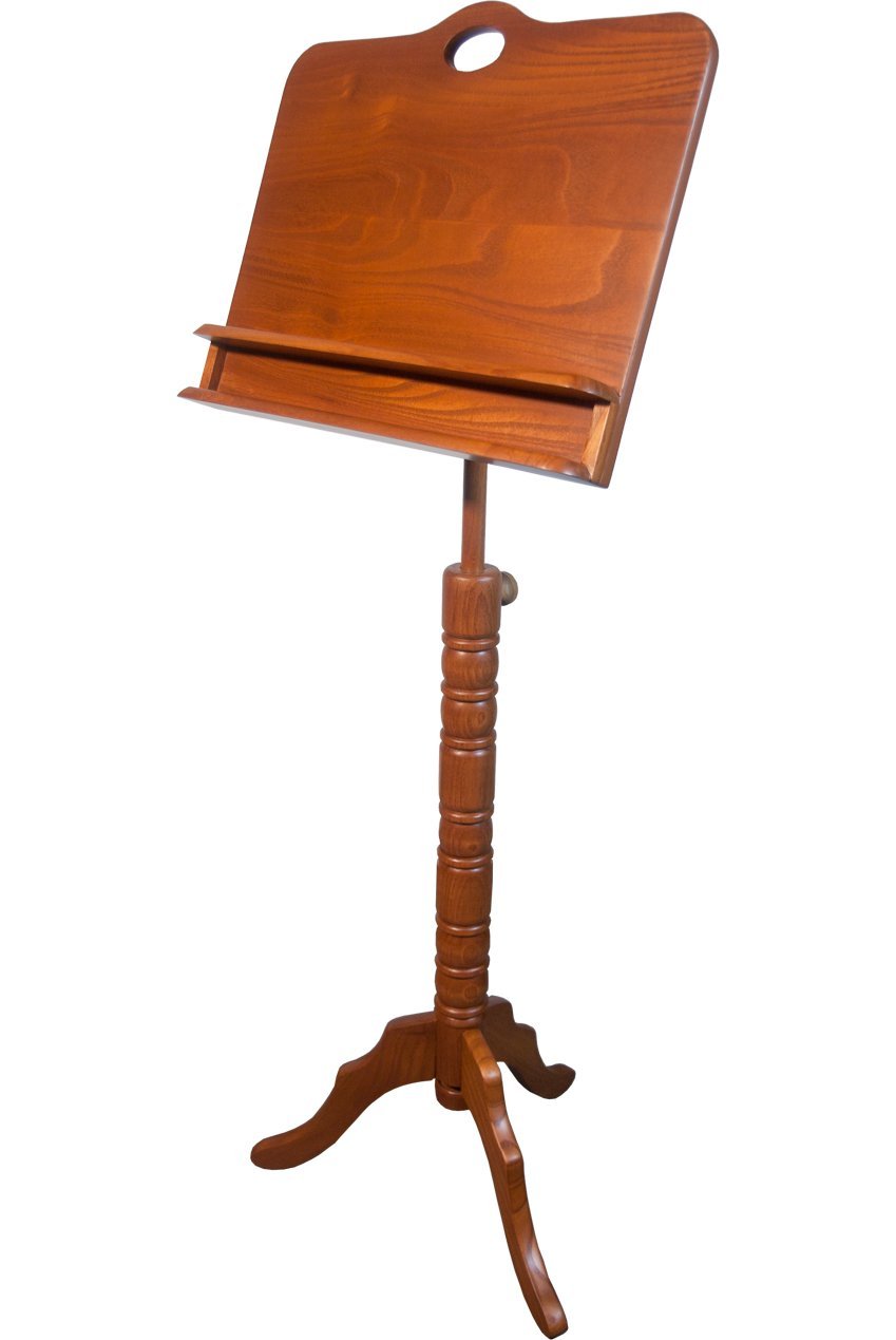 Roosebeck Double Shelf Colonial Music Stand - Red Cedar Music Stands Roosebeck